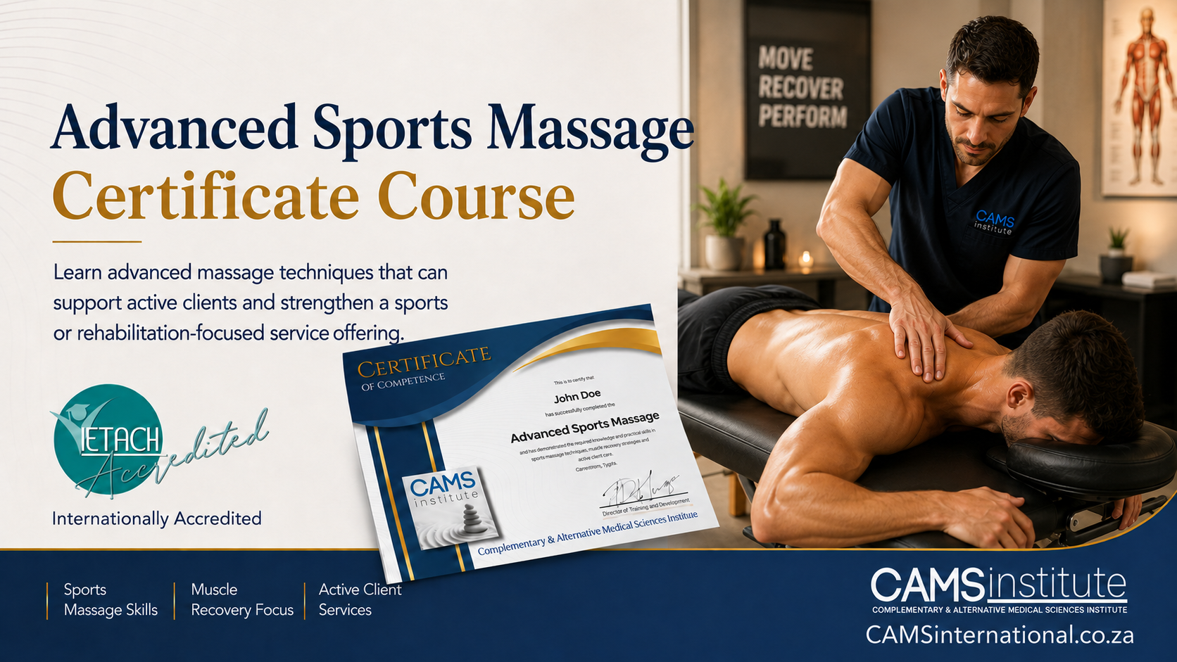 Advanced Sports Massage Certificate Course
